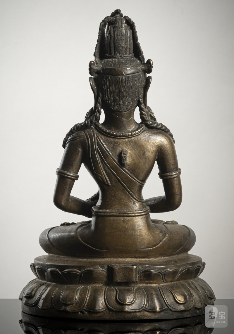 A bronze figure of Amitayus - 图2